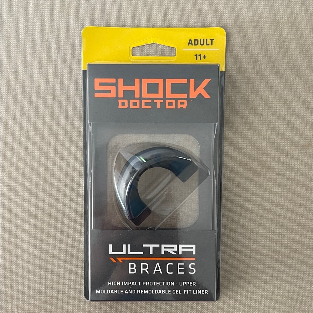 Shock Doctor Ultra Braces Mouthguard - Black
